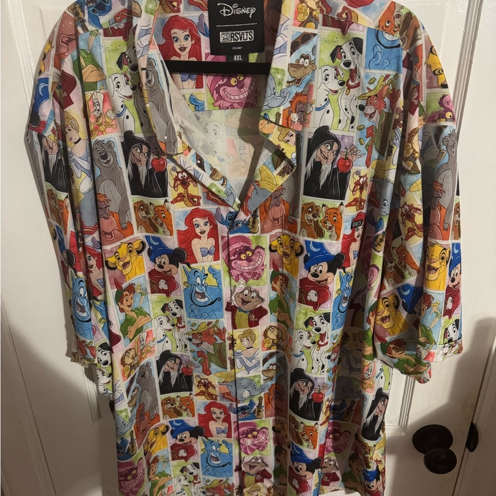 Disney Colorful Character Print Shirt